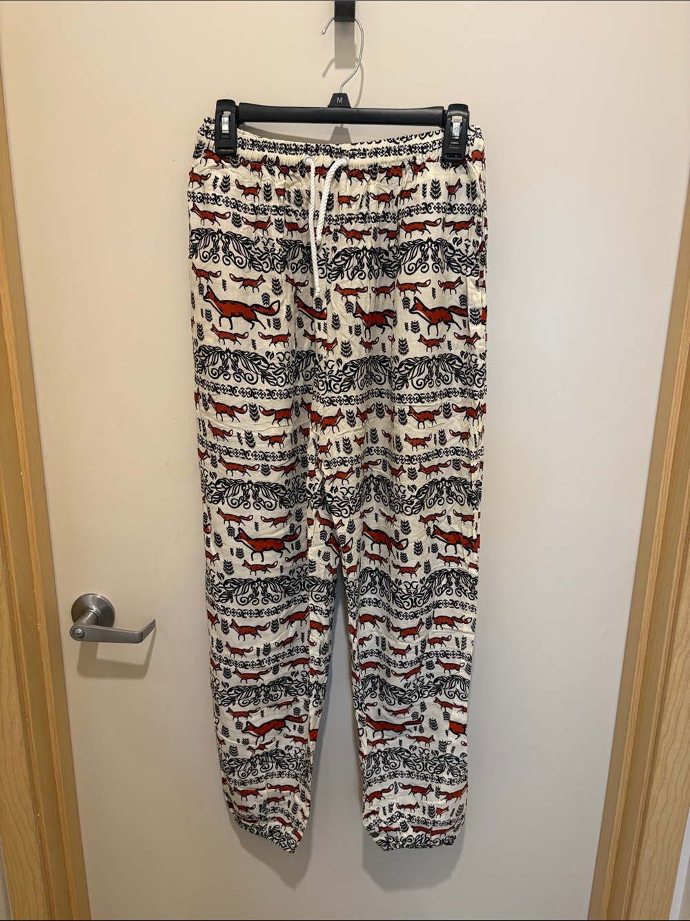 Cozy Printed Fox Pants
